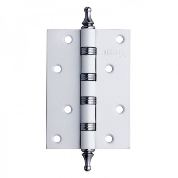 Петля ADDEN BAU с 4-мя подшипниками, WHITE / CHROME