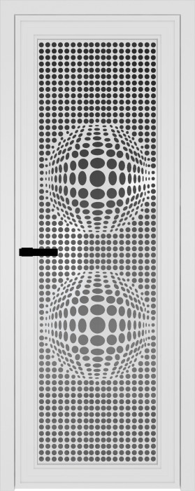 Межкомнатная дверь AGP-1, стекло закаленное 6 мм Рисунок3