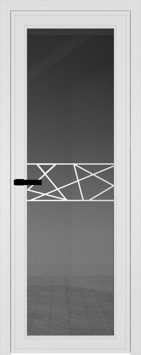 Межкомнатная дверь AGP-1, стекло закаленное 6 мм Рисунок1