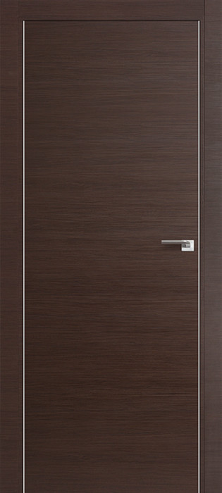 Межкомнатная дверь "1Z", пг, венге кроскут