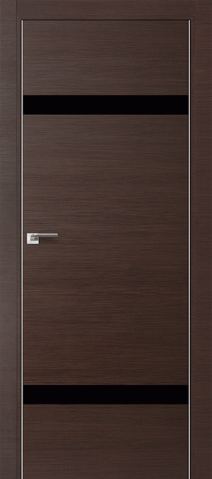 Межкомнатная дверь "3Z", по, венге кроскут