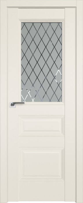 Межкомнатная дверь 67U, магнолия сатинат