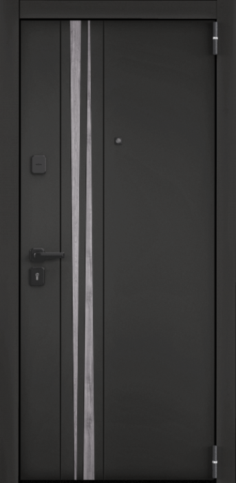 SUPER OMEGA PRO PP ПВХ Черная шагрень / ПВХ Оскуро