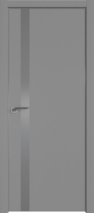 Межкомнатная дверь "6 Е", манхеттен, мат. с 4-х сторон