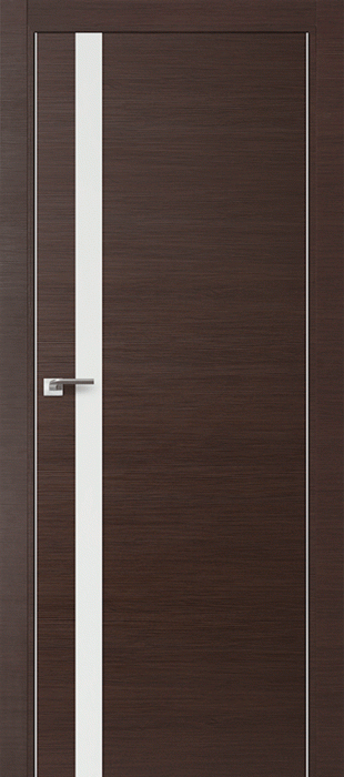Межкомнатная дверь "6Z", по, венге кроскут