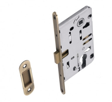 Замок магнитный, бронза, под ключевой цилиндр