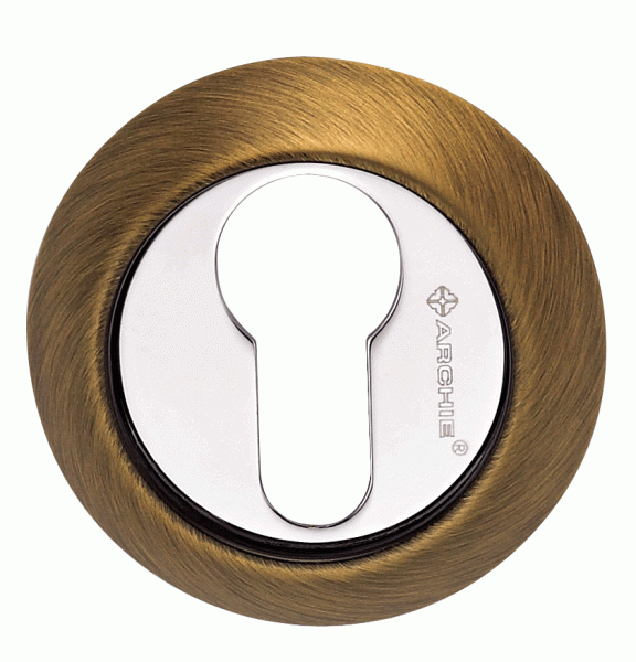 Накладка на цилиндр Archie, CL ACF, античный кофе