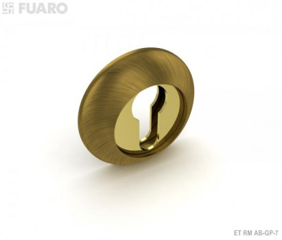 Накладка на цилиндр, бронза матовая FUARO
