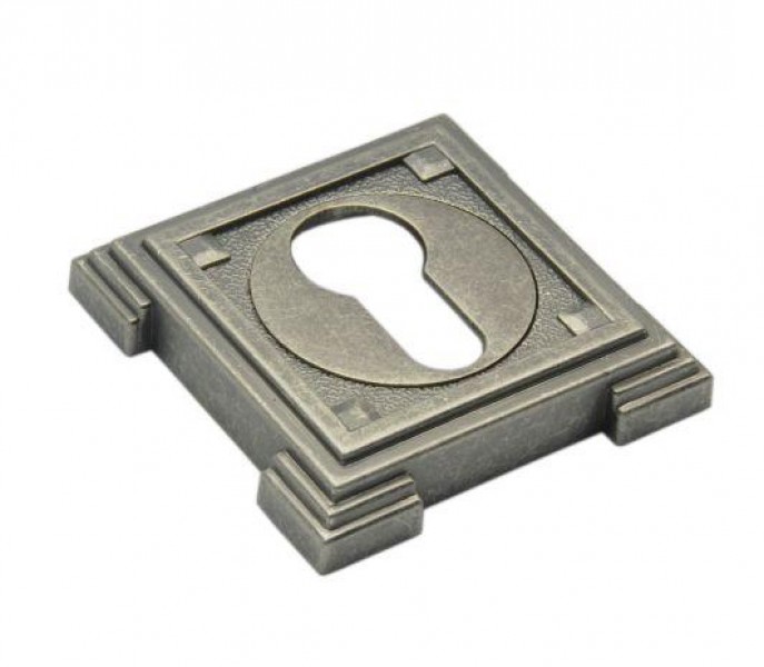 Накладка на цилиндр ADDEN BAU, SC VQ001 AGED SILVER