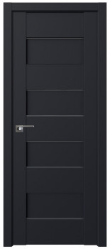 Межкомнатная дверь 45U, черный матовый