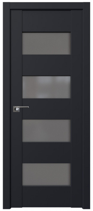 Межкомнатная дверь 46U, черный матовый
