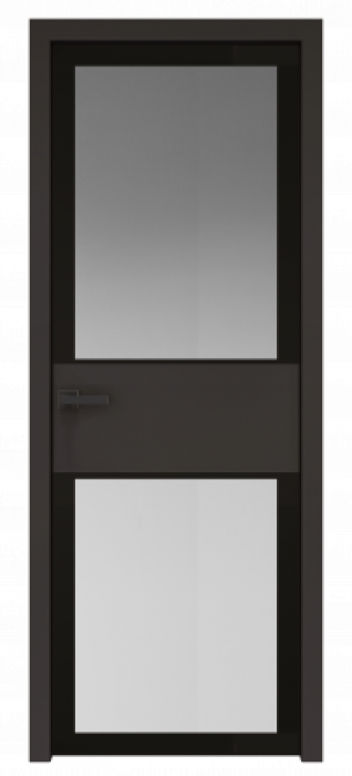 Межкомнатная дверь AGK-5, стекло закаленное 4 мм