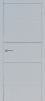 Межкомнатная дверь Тоскана 2 Карда алюминиевая кромка с 4х сторон