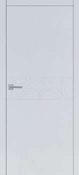 Межкомнатная дверь Тоскана Карда черная кромка с 4х сторон