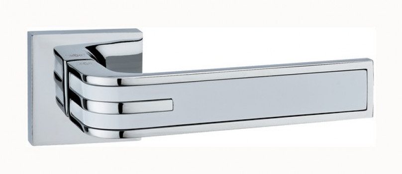 Ручка ARNI "Фреско", хром/белый