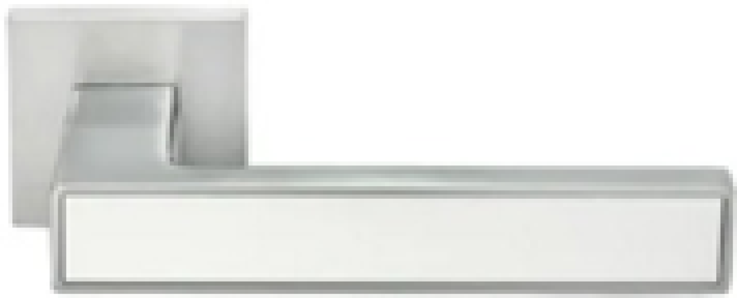 Ручка АНТВЕРПЕН Carga WHITE Матовый хром Белая вставка