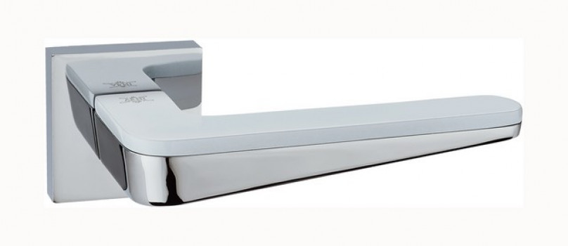 Ручка ARNI "Капелла", хром/белый