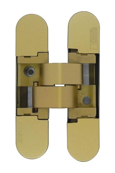 Петля KRONA KOBLENZ 1019 26 с накладками, золото матовое