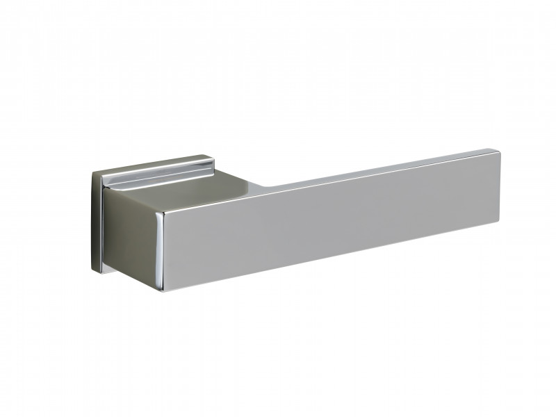 Ручка PROFILDOORS, LOTUS на розетке RO80, хром глянец