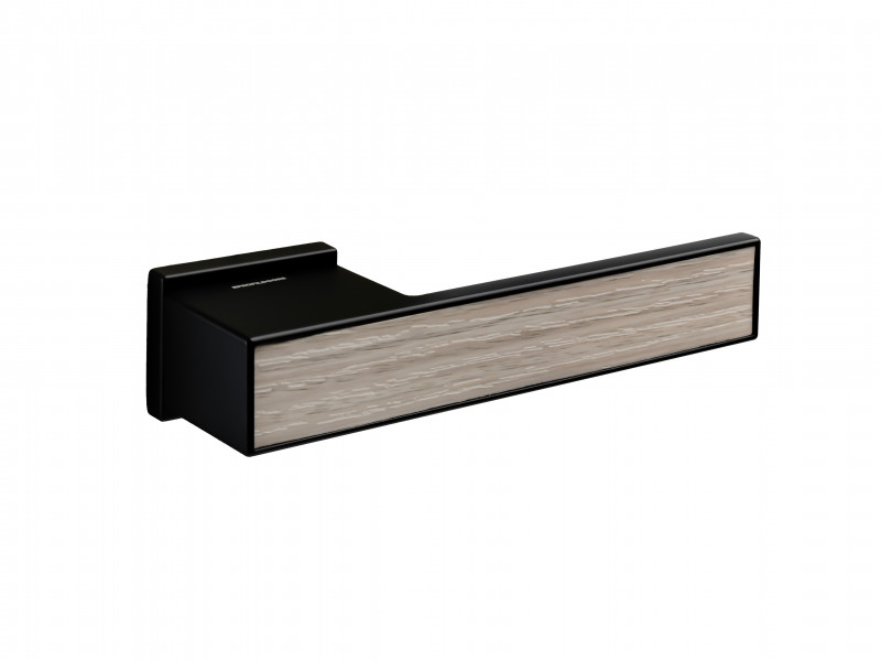 Ручка PROFILDOORS, LOTUS под вставку на розетке RO80, черный матовый