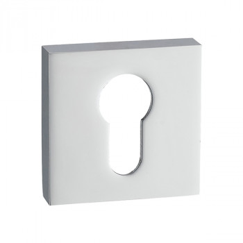 Накладка на цилиндр ARNI квадратная E-15, хром