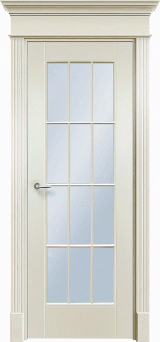 Межкомнатная дверь "Оксфорд", по, белый