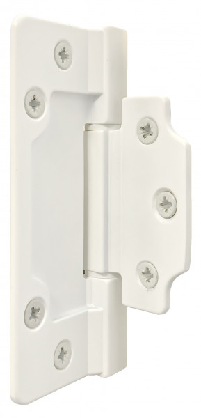 Петля Aldeghi Luigi 144Q квадратная, белый матовый