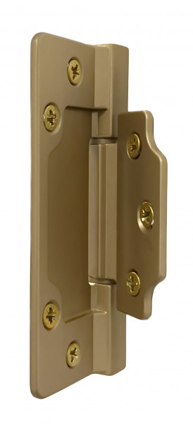 Петля Aldeghi Luigi 144Q квадратная, золото матовый