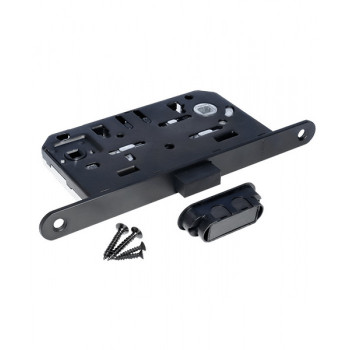 Замок сантехнический M1895 BL, магнитный, черный матовый